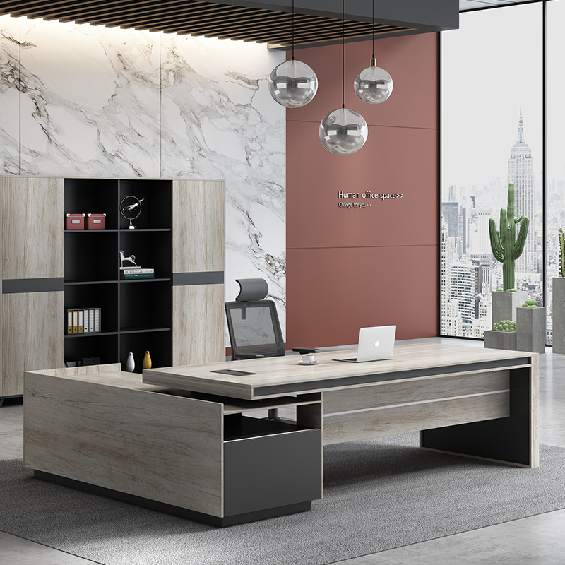 Industrial Wind Boss Desk Desk President Desk Minimis Hyundai Head manager's desk and chairs Office furniture big class