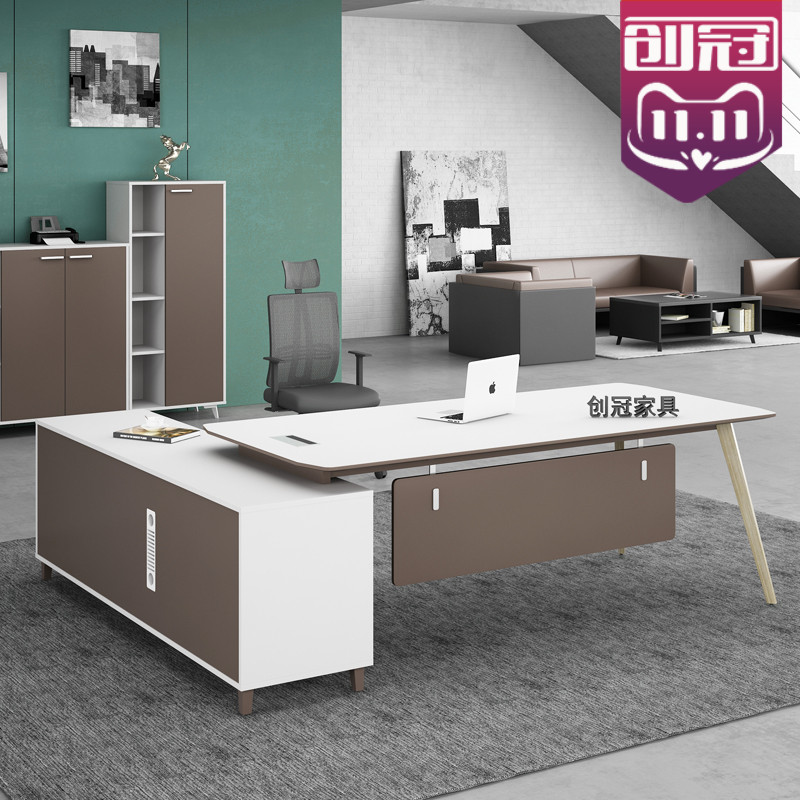 Bosdesk desk, simple modern manager desk, big class desk, creative office furniture desk