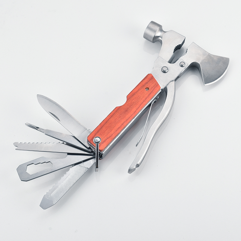 Multifunctional combination folding tool pliers camping axe hammer life saving hammer hammer home user outside multi-purpose car safety hammer axe