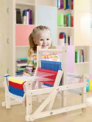Children's non-woven teaching toys vintage after 8090 nostalgia diy hand-made knitting machine loom