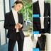 Suit jacket nữ 2018 thu mới Hàn Quốc giản dị sang trọng màu đen chuyên nghiệp mặc đầm nhỏ phù hợp với mùa đông áo kiểu nữ đẹp tuổi 40 Business Suit