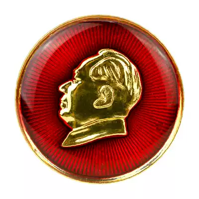 Chairman Mao statue badge Brooch Pin buckle Mao Zedong men's and Women's memorial badge Plexiglass reunion