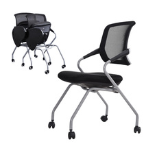  Folding training chair with desk board writing board Company staff training computer office conference chair Student dormitory chair