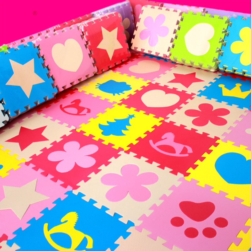 Cartoon Suit Children Puzzle Ground Cushion Foam Bedroom Splicing Sponge Crawl Mat Tatami Home Floor Mat