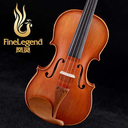 Fengling handmade solid wood pattern senior violin FLV2110 professional verification examination children adults 1 8-4 4