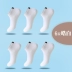 Ball Dragon 6 đôi sản phẩm mới Vớ thuyền nam mỏng khử mùi màu đen mùa hè thoáng khí thấm mồ hôi trắng tất chống trượt thể thao - Vớ sợi tre Vớ sợi tre