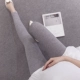 Bà bầu quần legging xuân hè mùa thu mỏng modal chín điểm quần eo thấp cho bà bầu mặc quần dài mùa xuân quần nữ - Phụ nữ mang thai quần / quần bụng quần kaki bầu
