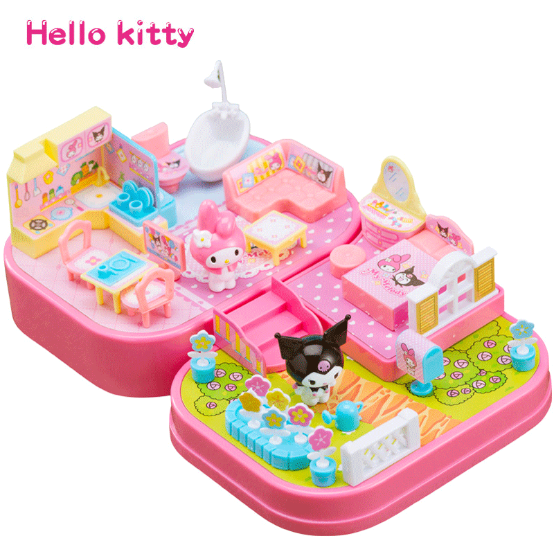 hello kittyHello dressed as home wine toy ice cream shop girl posing as a family wine toy