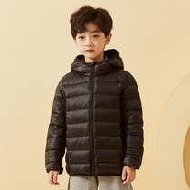 Antarctic people light and thin childrens down jacket boys and girls in autumn and winter warm short baby coat childrens clothing