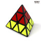Qiyi Volcano Pyramid Rubik's Cube Three Color Pyramid Rubik's Cube Puzzle Rubik's Cube Toy Recommended by Kindergarten Teachers