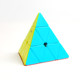 Qiyi Qiming S2 solid color pyramid Rubik's Cube children's educational toy special-shaped third-order triangle beginner's Rubik's Cube