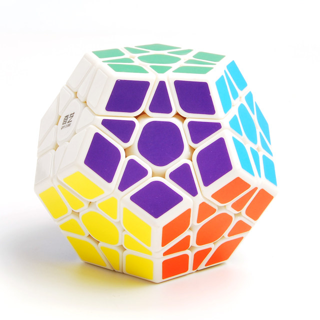 Qiyi Rubik's Cube Dodecahedron Five Rubik's Cube Third Order 5 Rubik's Cube 12-sided Special-shaped Rubik's Cube Set Feels Smooth