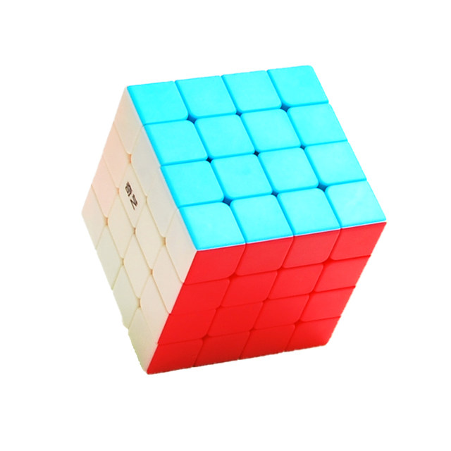 Qiyi 4th level Rubik's Cube solid color matte surface 4th level magnetic Rubik's Cube smooth and stable speed twisting competition magic cube