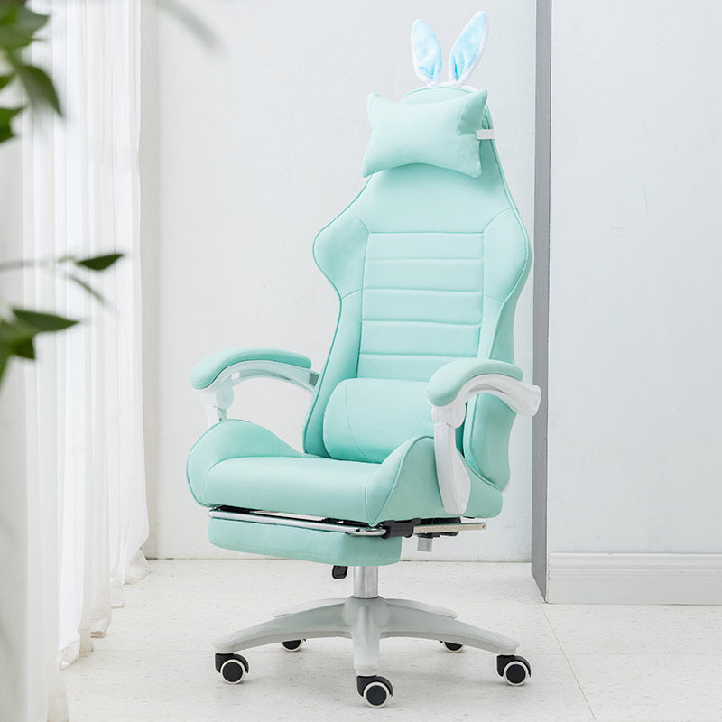 E-sports chair home girl anchor live ergonomic game competitive swivel chair computer chair macaron series