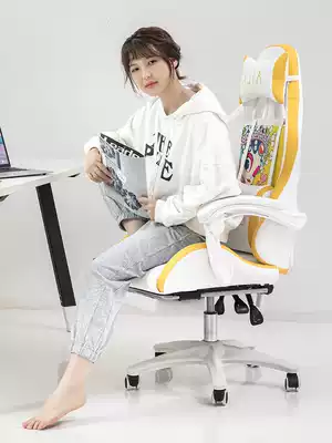 E-sports chair girls INS ancient style national tide home cute students can lie down the main live lift engineering computer chair