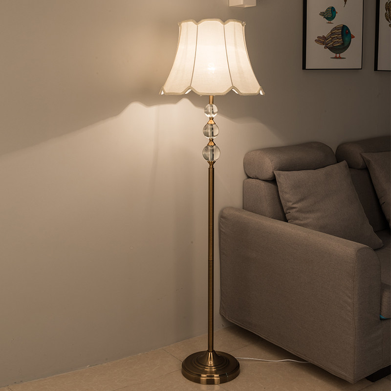 Living room floor lamp Internet celebrity light luxury minimalist Nordic creative warm romantic warm light bedroom floor lamp