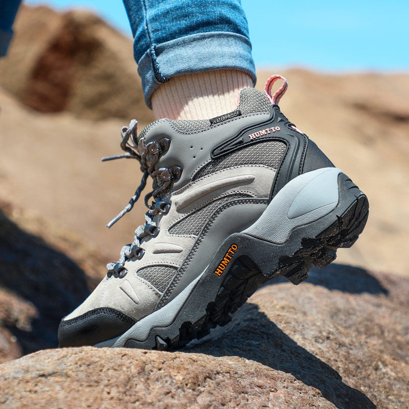 Hutu sports hiking shoes women's non-slip outdoor shoes waterproof travel shoes women's camp boots high-top hiking shoes men
