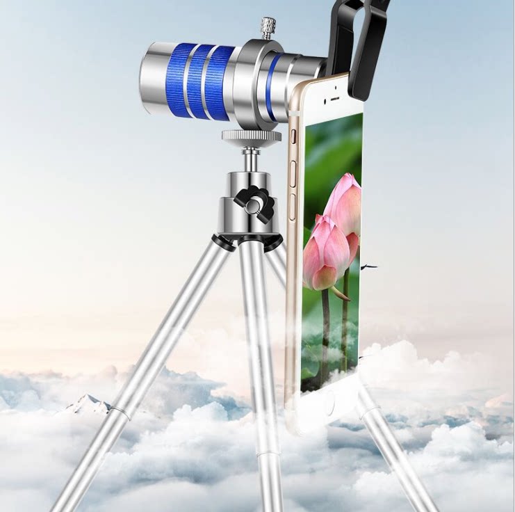 Upgraded version 10 * 18 High-times single-cylinder telescope Large objective Double-focusing HD Cellular Telescope