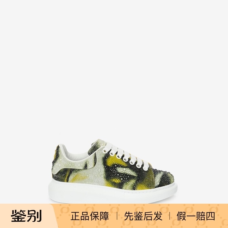 [Alice Uk Purchase] Alexander Mcqueen/Alexander Mcqueen Crystal-Embellished White Sneakers