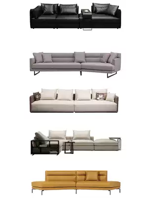 High-end sofa bed cloth leather color card Rui Chi Ledchi Banlan Mulmei Yang American whole house furniture customization