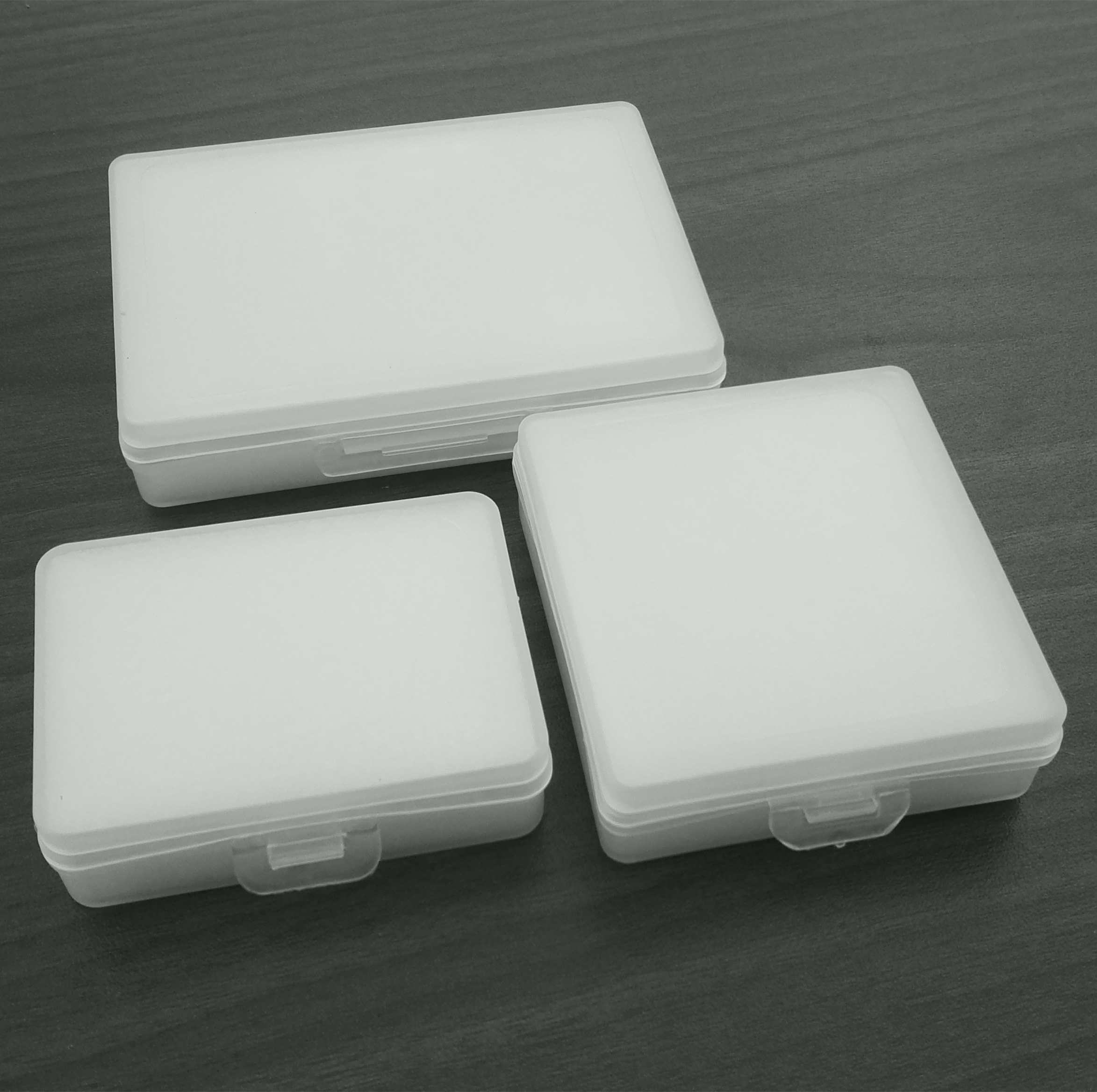 Upper and lower double layer sponge small workpiece elements packaging box plastic case parts box plastic containing hardware box