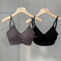 New crossover belt vest woman Simple sexy versatile suspender athleisure alesthrom without underwire versatile vest