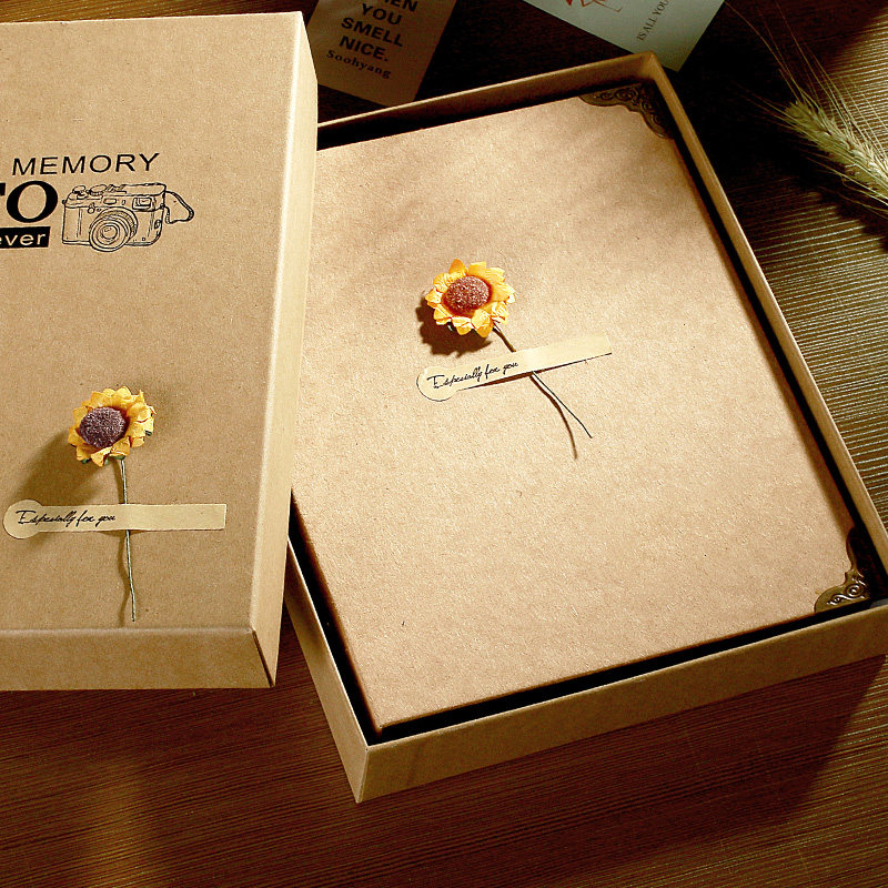 DIY Album Customized this handmade Adhesive Kraft Paper Movie Set Couple Baby Creative Christmas Gift