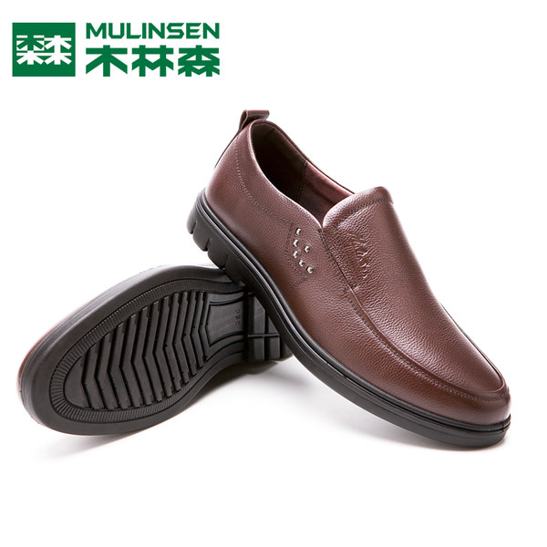 木林森 一脚套 男式皮鞋 优惠券折后￥138包邮（￥188-50）多色可选