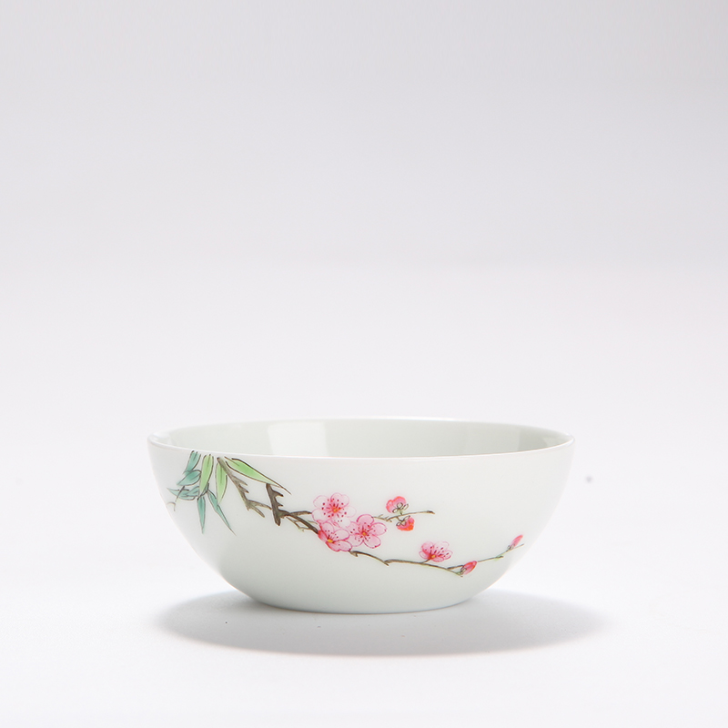 Treasure porcelain jingdezhen Lin pastel spring, summer, autumn and winter masters cup ceramic kung fu tea cups hand - made sample tea cup