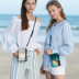 Venuco túi điện thoại di động nữ Messenger túi mùa hè túi nhỏ phần dọc mini bag nữ bag 2018 new túi nhỏ túi đựng điện thoại mini Túi điện thoại