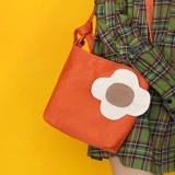 三色补丁 Свежий демисезонный шоппер, японская брендовая сумка для телефона, в цветочек, коллекция 2021