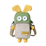 三色补丁 Сумка через плечо, универсальная брендовая сумка для телефона на одно плечо для школьников, коллекция 2021