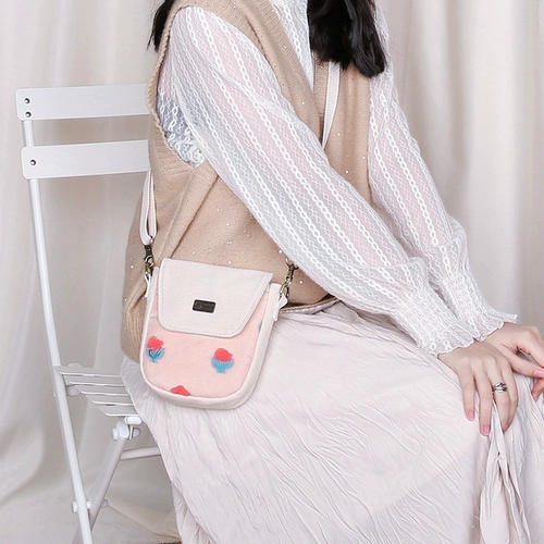 三色补丁 Tide, сумка через плечо, японский универсальный тканевый мешок, сумка на одно плечо, небольшая сумка, коллекция 2021