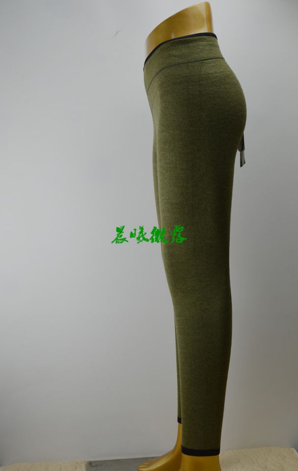 Chính hãng Yal Hương 13621 13616 Quần ấm sợi đậu nành Quần legging Quần cotton dày vừa phải quần tất nam