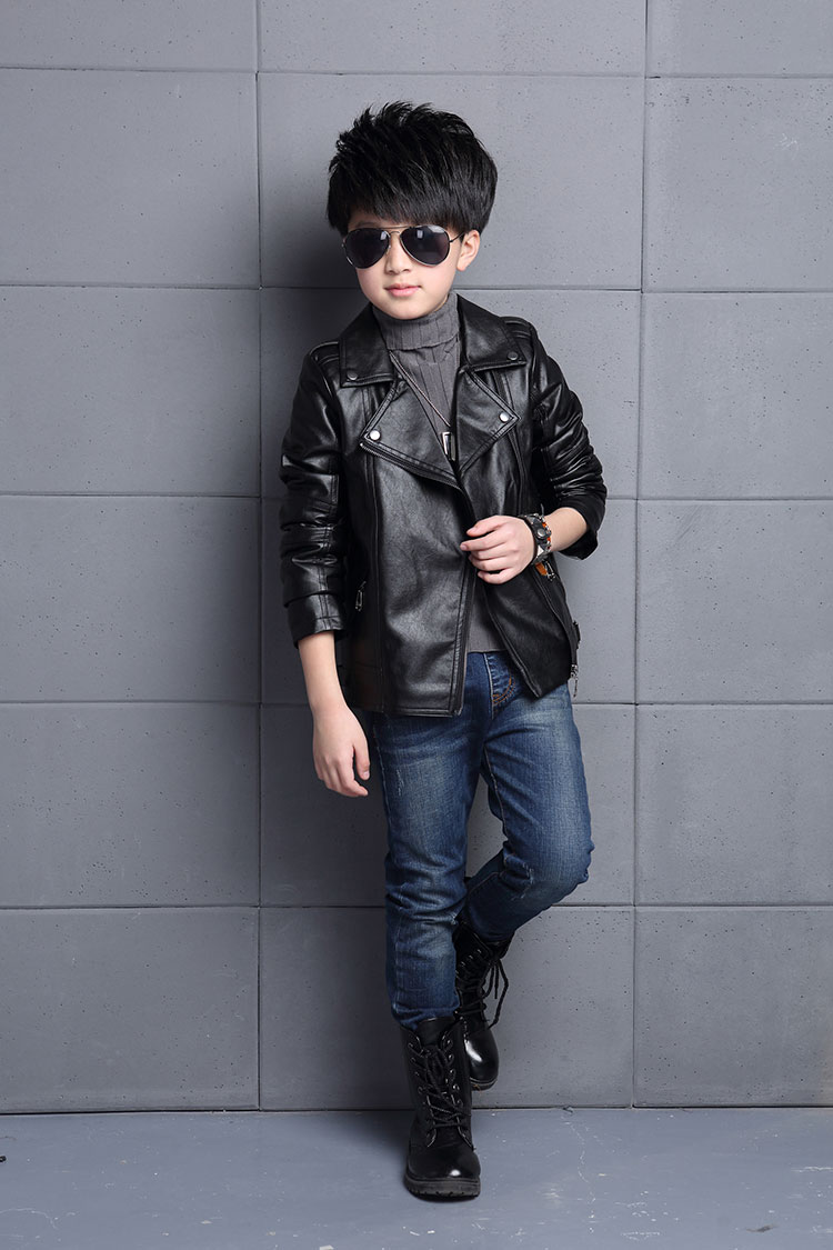 Blouson enfant en cuir PU - Ref 2159382 Image 27