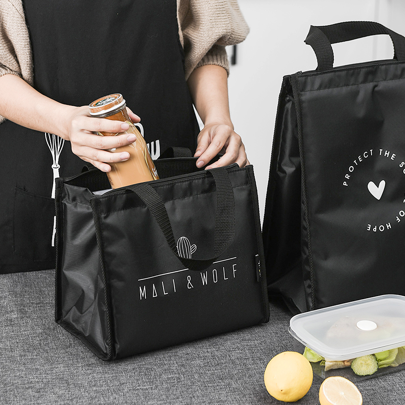 Rice bag handbag with rice lunch bag student lunch box bag tote bag lunch bag bento bag waterproof lunch box tote bag