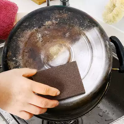 Emery nano sponge magic magic wipe kitchen brush pot to scorch and remove stubborn stains Rust descaling sponge