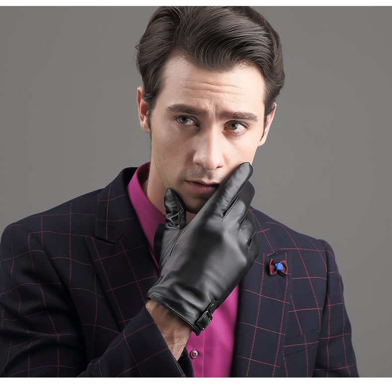 Gants pour homme en peau de mouton - Ref 2781383 Image 11