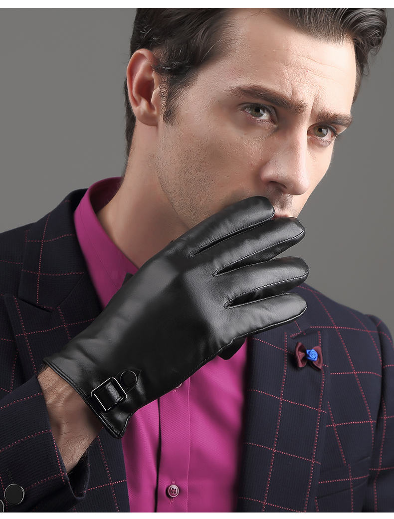 Gants pour homme en peau de mouton - Ref 2781383 Image 14