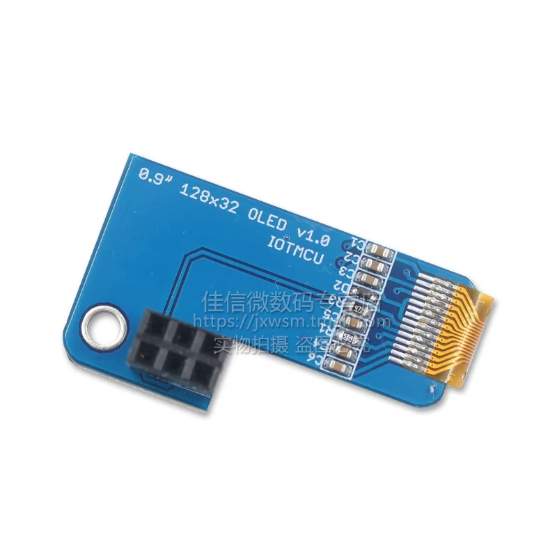 Рубиновый экран-модуль Raspberry Pi - OLED дисплей 0.91 дюйма 128x32 Raspberry Pi