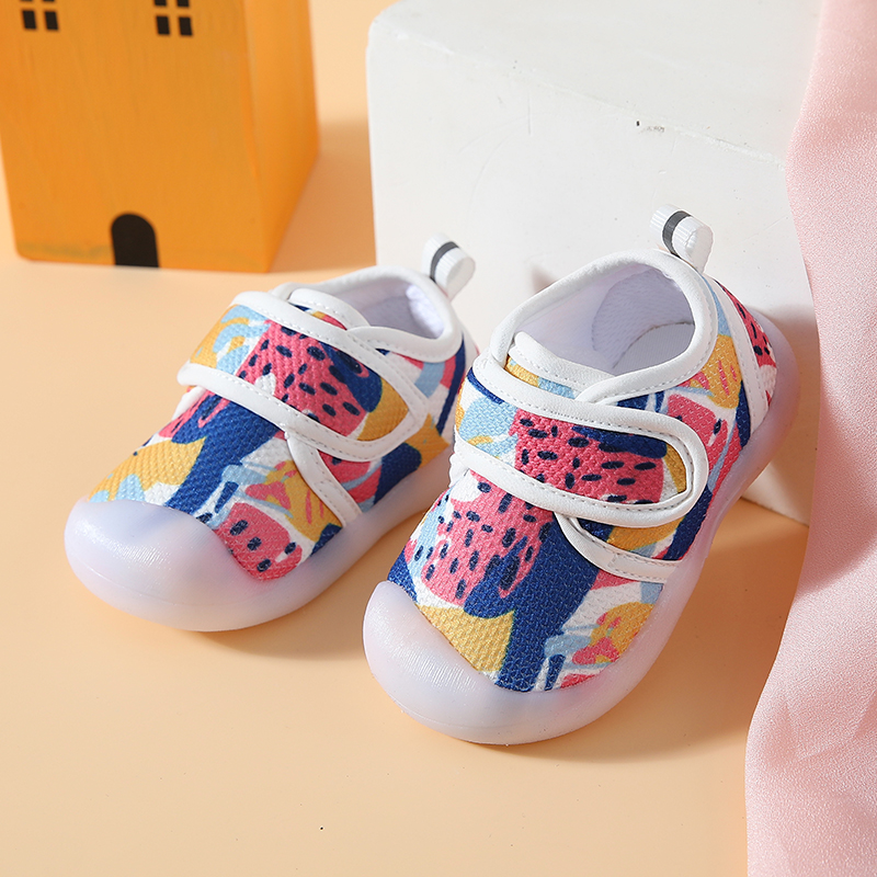 Toddler shoes baby boy breathable single shoes soft bottom non-slip 0-1-2 years old girl children's shoes baby shoes do not fall spring and autumn