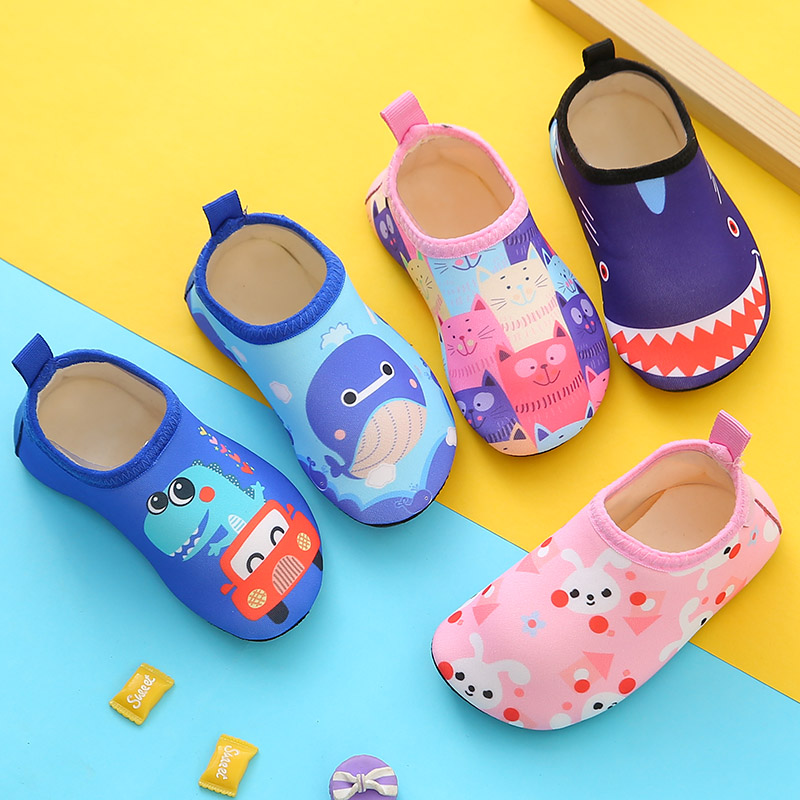 Children's floor socks shoes boys baby indoor non-slip soft bottom autumn and winter thick socks shoes baby girls early education socks