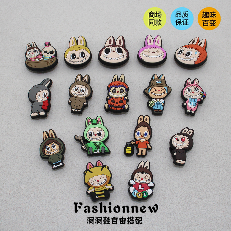 New Crocs Shoe Charms Accessories Suitable for Crocs Shoes, Cute Cartoon Plush Shoe Charms