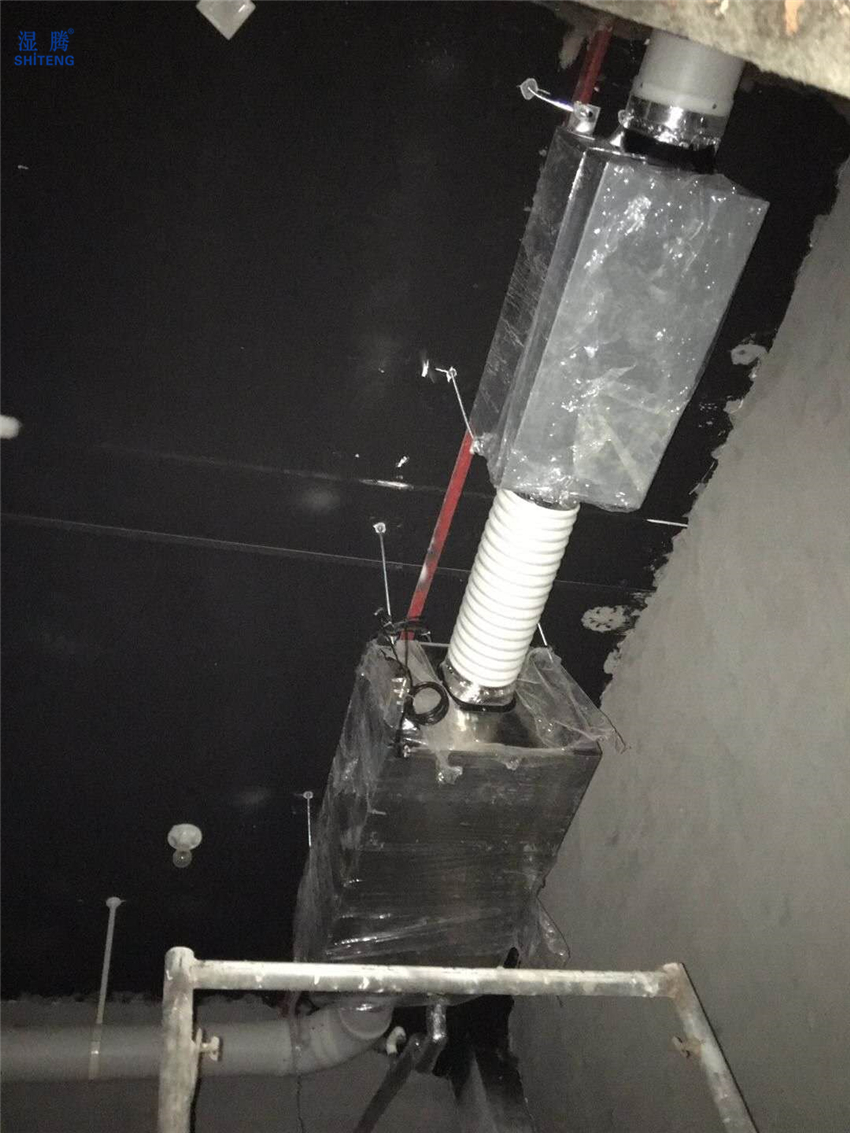 厦门海沧马銮湾院子别墅,安装湿腾管道除湿GS