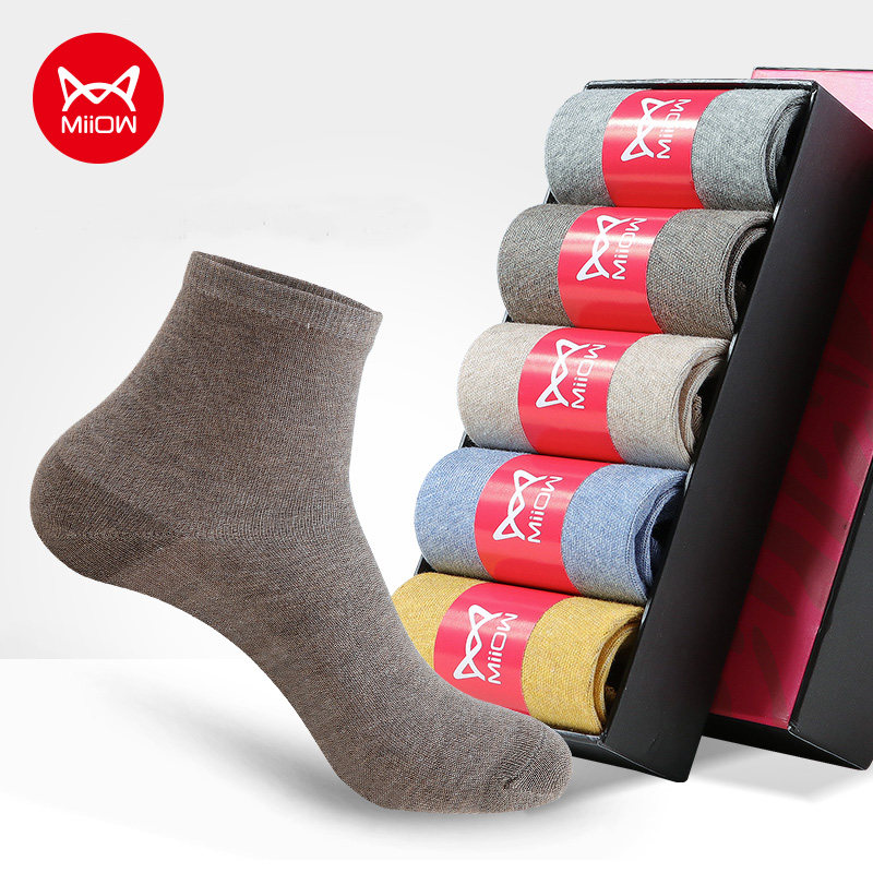 Cat socks women's tube socks Korean edition college style pure cotton women's autumn and winter simple cotton deodorant thickened cotton socks winter