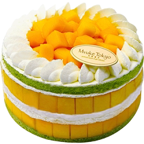 Buge Tokyos colorful coconut mango glutinous rice cream cake birthday party in Beijing Shanghai Guangzhou and Shenzhen etc. Pick up or deliver