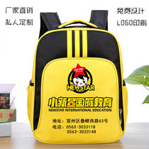 3-6 years old kindergarten school bag custom printed word printed logo Childrens backpack training course advertising manufacturers custom 5