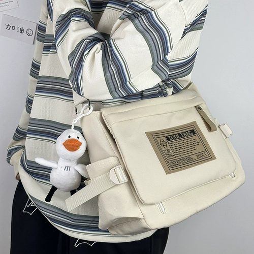 Японская ретро брендовая сумка на одно плечо на ремне, вместительный и большой рюкзак, сумка через плечо, подходит для студента