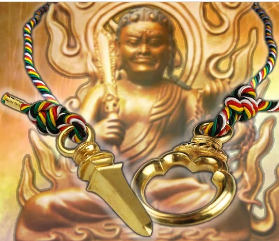 Japan Direct mail Shingon Tendai Esoteric dharma instrument Fudo Ming Wang Rosso Dharma tool Rosso L Koyasan