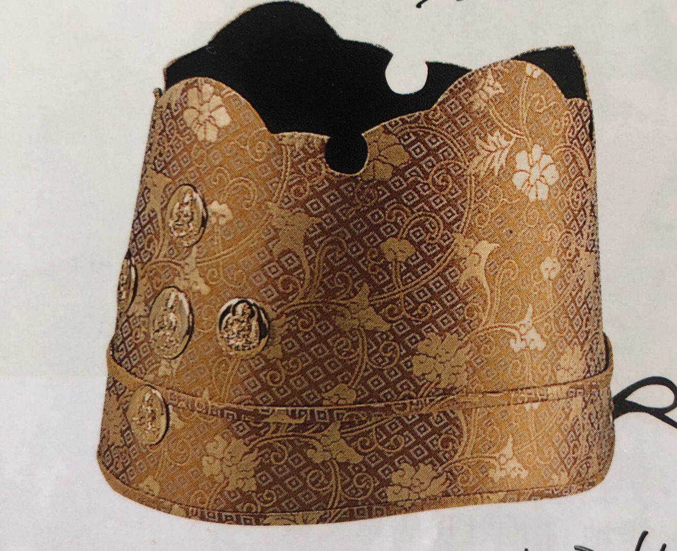 Japan Direct Post East Mie Law Dunk Law Hat Method Crown East Secret Pharaoh Five Wise Bao Guan Tang Flowers